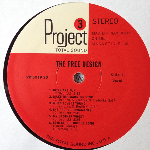 The Free Design : Kites Are Fun (LP, Album, RE)