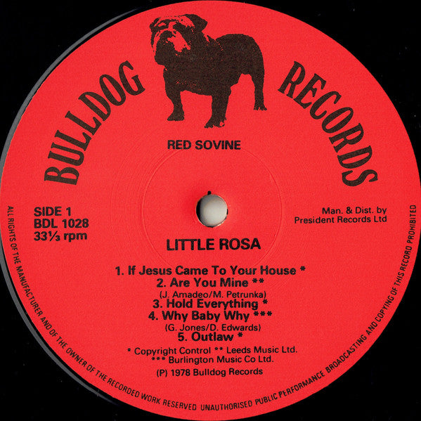 Red Sovine : Little Rosa (LP, Album)