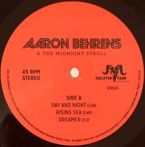 Aaron Behrens & The Midnight Stroll : Aaron Behrens & the Midnight Stroll (10", EP)