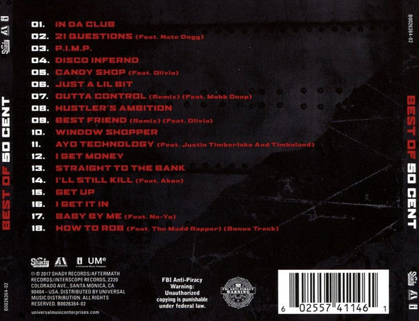 50 Cent : Best Of (CD, Comp)