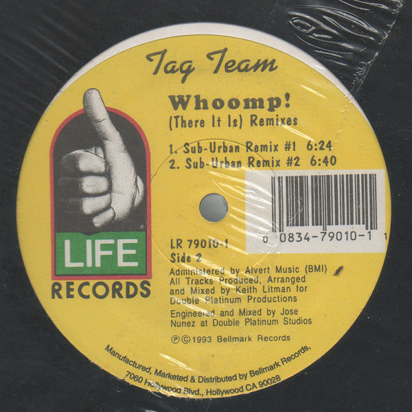 Tag Team : Whoomp! (There It Is) Remixes (12", Single)