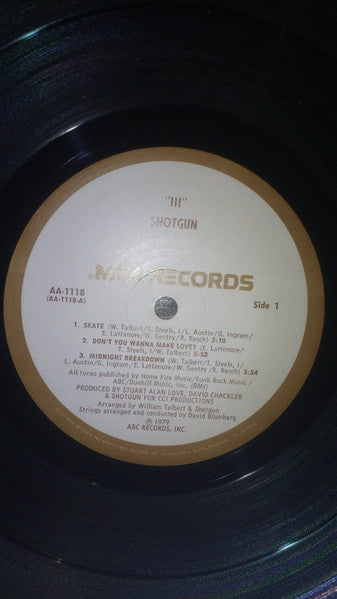 Shotgun (2) : Shotgun III (LP, Album)