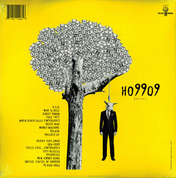 HO99O9 : United States Of Horror (2xLP, Album, Ltd, Yel)