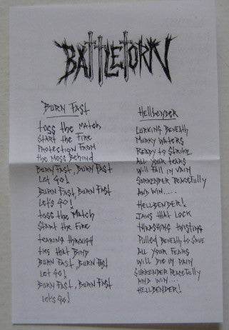 Battletorn : Burn Fast (7", EP)