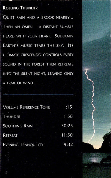 Gordon Hempton : Rolling Thunder (Cass, Album)