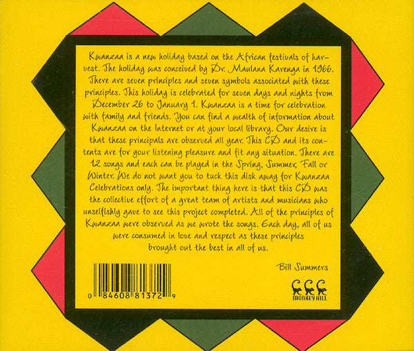Bill Summers : The Essence Of Kwanzaa (CD, Album)