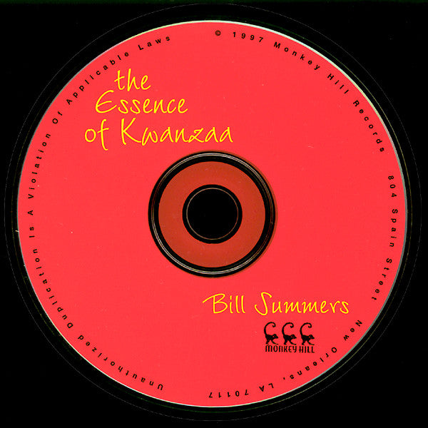 Bill Summers : The Essence Of Kwanzaa (CD, Album)