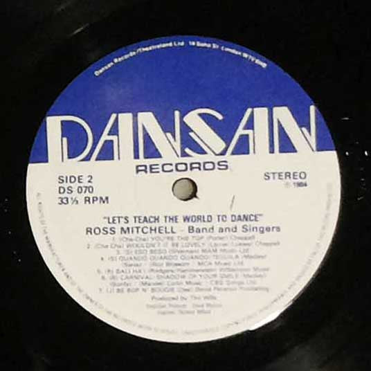 Ross Mitchell His Band & Singers : Let's Teach The World To Dance (LP, Album)