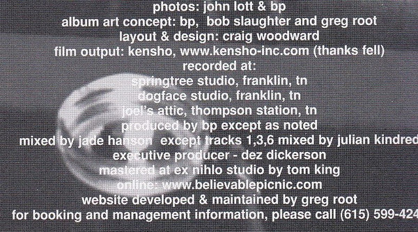 Believable Picnic : Welcome To The Future (CD, Album)