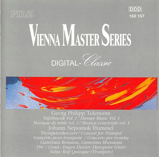 Georg Philipp Telemann, Johann Nepomuk Hummel : Dinner Music Vol. 1 / Concert For Trumpet (CD, Album)