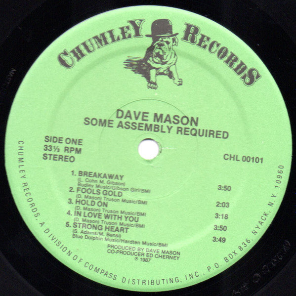 Dave Mason : Some Assembly Required (LP, Album)
