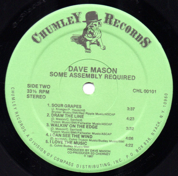 Dave Mason : Some Assembly Required (LP, Album)