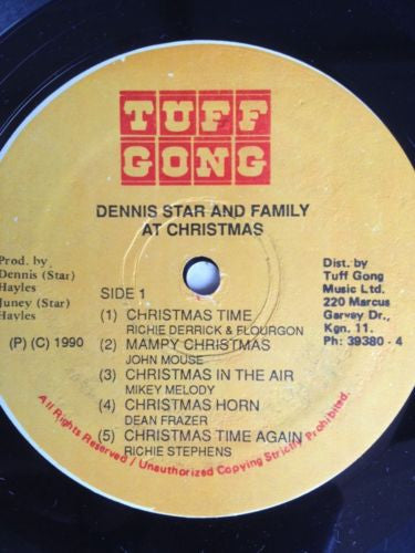 Various : Dennis Star And Family At Christmas (LP, Comp)