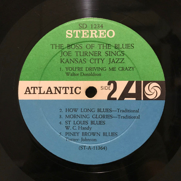 Big Joe Turner : The Boss Of The Blues Sings Kansas City Jazz (LP, Album, RE)
