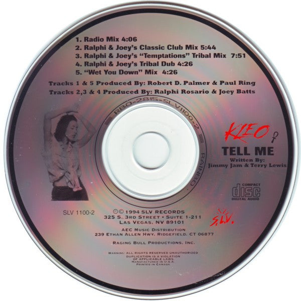 Kleo : Tell Me (CD, Maxi)