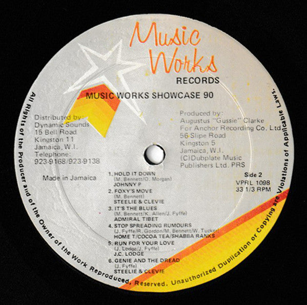 Various : Music Works Showcase 90 (LP, Comp)