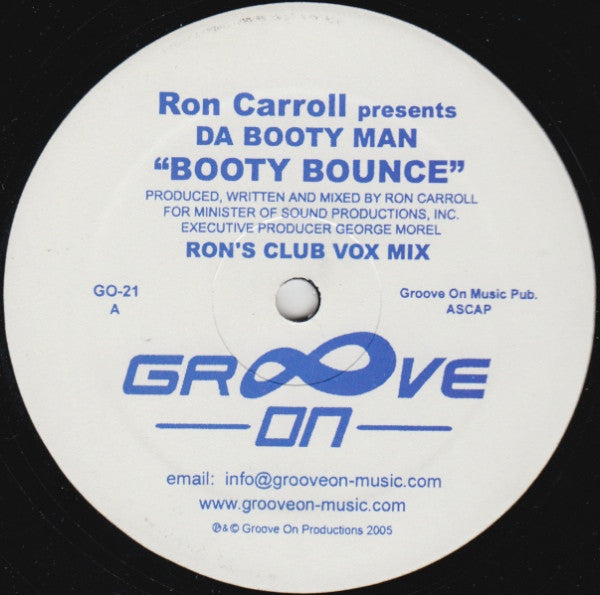 Ron Carroll : Booty Bounce a.k.a Hoes In This House (12")