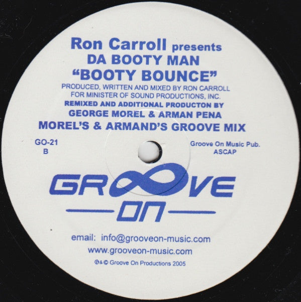 Ron Carroll : Booty Bounce a.k.a Hoes In This House (12")
