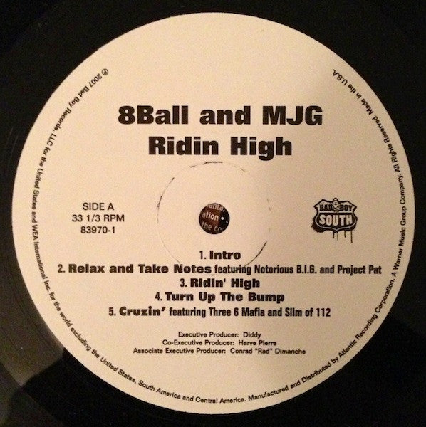 8Ball & MJG* : Ridin' High (2xLP, Album)