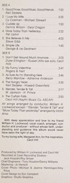 Cecil Hill (2) : Cecil Hill Presents Good Times, Good Music, Good Friends (LP, Album)