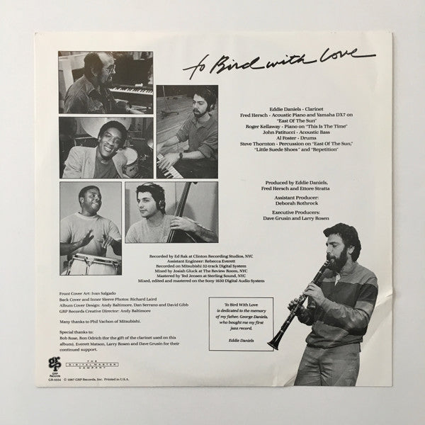 Eddie Daniels : To Bird With Love (LP, Album, Club)