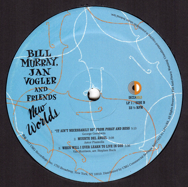 Bill Murray, Jan Vogler And Friends* : New Worlds (2xLP, Album)