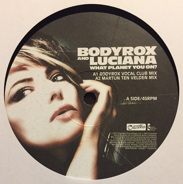 Bodyrox And Luciana : What Planet You On? (12", Single)