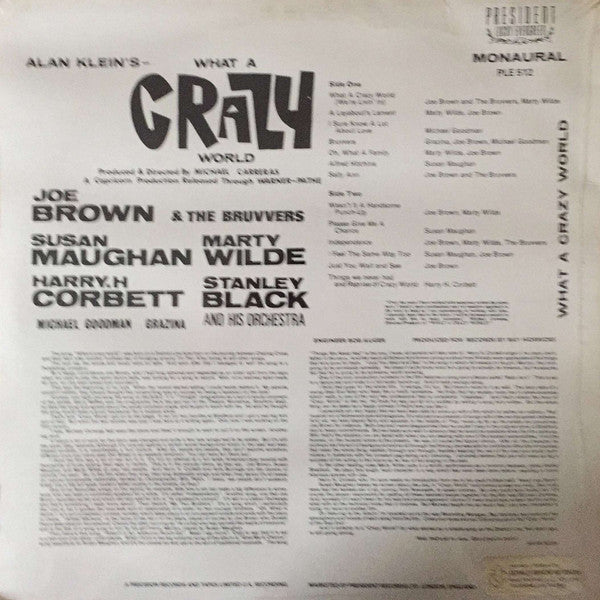 Various : What A Crazy World (LP, Mono, RE)