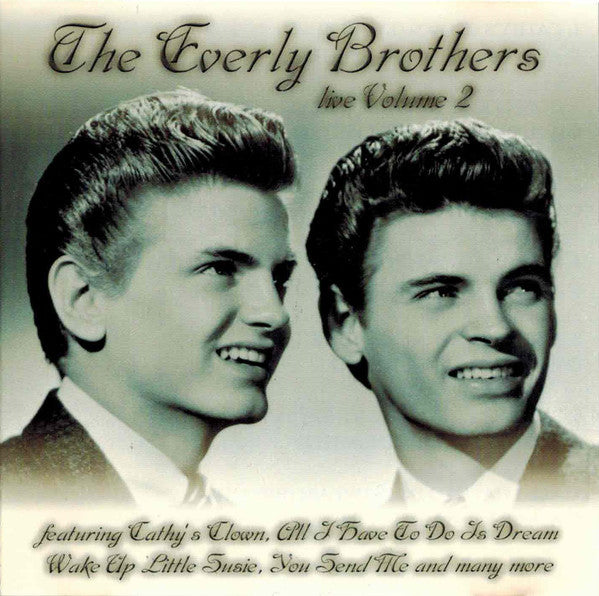 Everly Brothers : Live Volume 2 (CD, Comp)