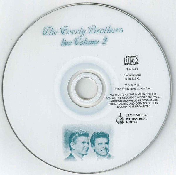 Everly Brothers : Live Volume 2 (CD, Comp)