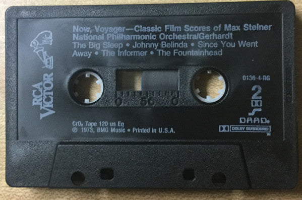 Charles Gerhardt, National Philharmonic Orchestra : Now, Voyager - The Classic Film Scores Of Max Steiner (Cass, RE, RM, DAA)