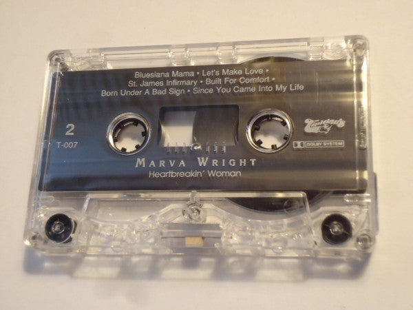 Marva Wright : Heartbreakin' Woman (Cass, Album)