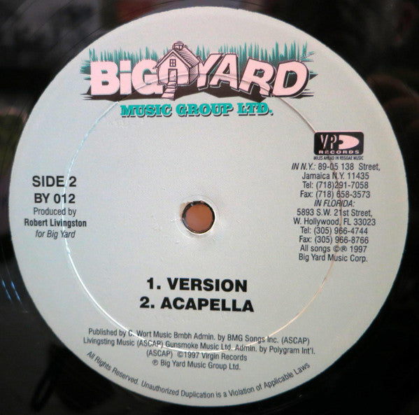 Rayvon : Jackie (12", Single)