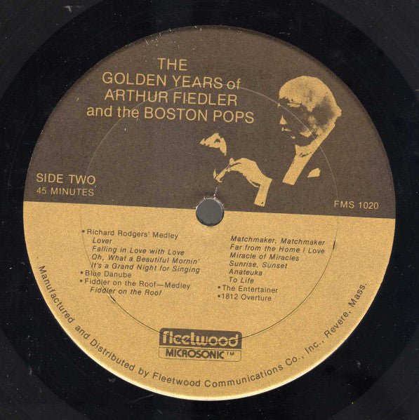 Arthur Fiedler And The Boston Pops* : The Golden Years of Arthur Fiedler and the Boston Pops (2xLP, Comp)