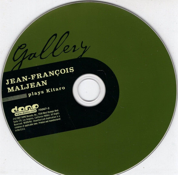 Jean-François Maljean Plays Kitaro : Gallery (CD, Album)