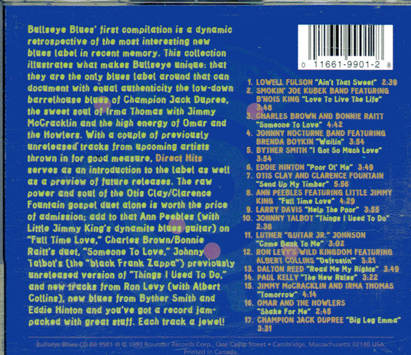 Various : Direct Hits From Bullseye Blues (CD, Comp)