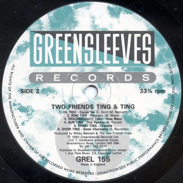 Various : Two Friends Ting And Ting (LP, Comp)