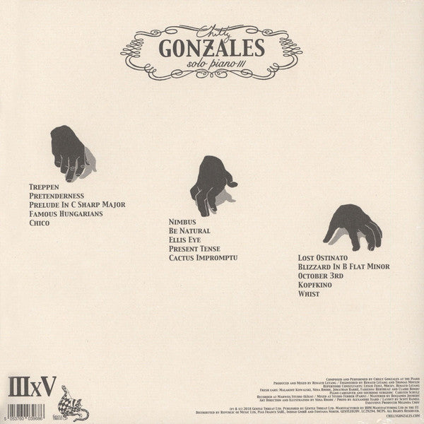 Gonzales : Solo Piano III (2xLP, Album, 180)