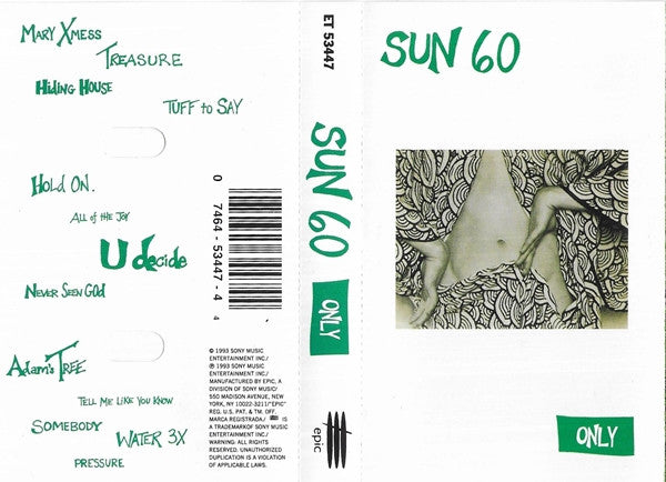 Sun 60 : Only (Cass, Album)