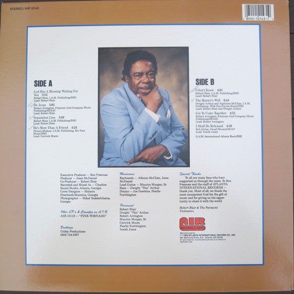 Robert Blair & The Fantastic Violinaires* : God Has A Blessing Waiting For You (LP, Album)