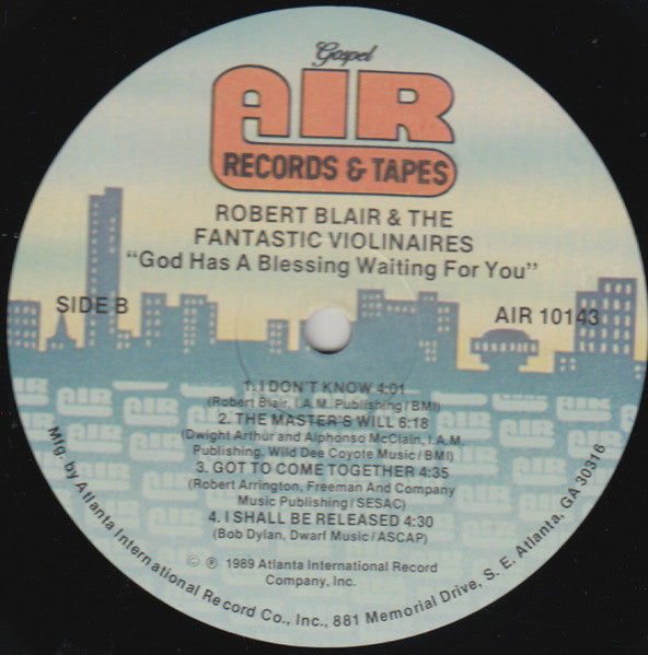 Robert Blair & The Fantastic Violinaires* : God Has A Blessing Waiting For You (LP, Album)