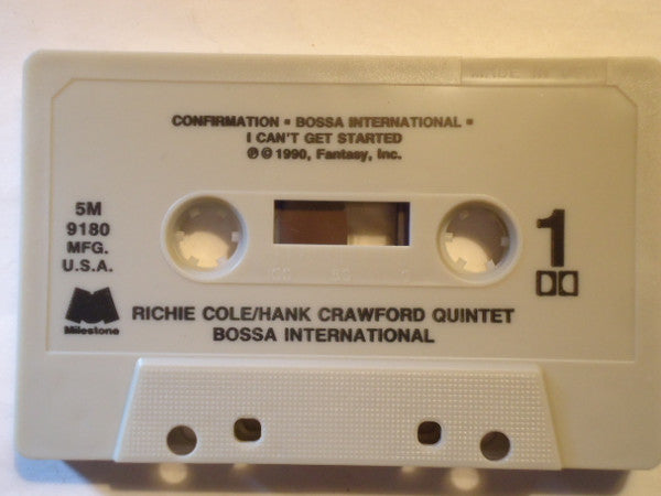 Richie Cole / Hank Crawford : Bossa International (Cass, Album)