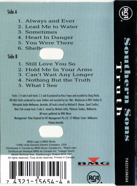 Southern Sons (2) : Truth (Cass, Comp, Dol)