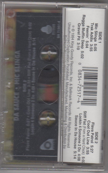 The Saucé : Mic Slinga (Cass, Album)