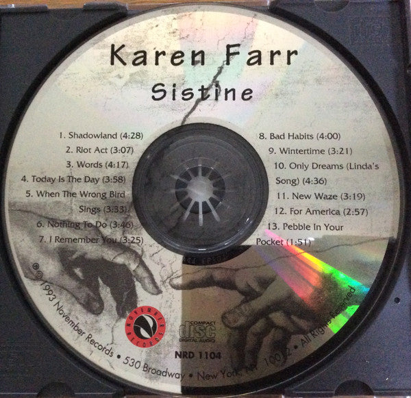 Karen Farr : Sistine (CD, Album)