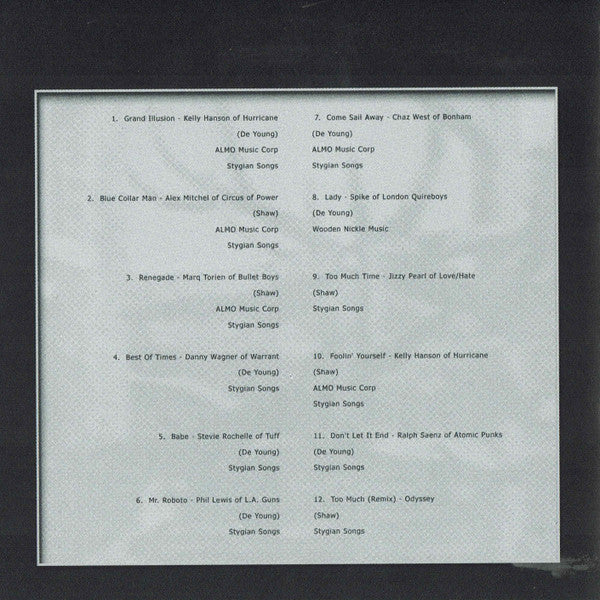 Various : A Tribute To Styx (CD, Comp)