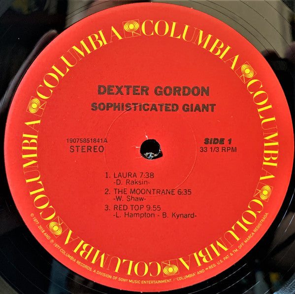 Dexter Gordon : Sophisticated Giant (LP, Album, RE)