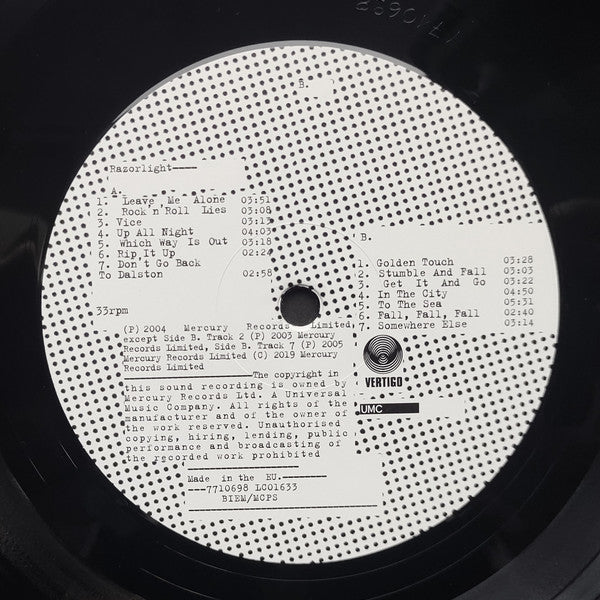 Razorlight : Up All Night (LP, Album, RE)
