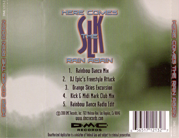 SLK : Here Comes The Rain Again (CD, Single)