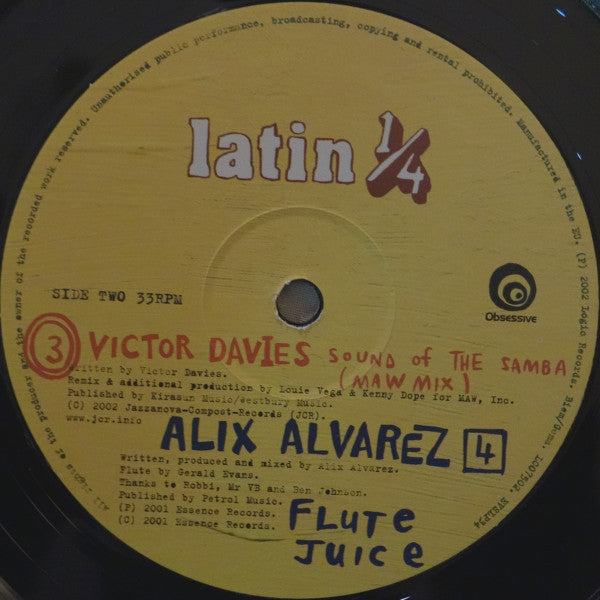 Phil Cheeseman : Latin 1/4 (Laidback Latin Disco) (2xLP, Comp)